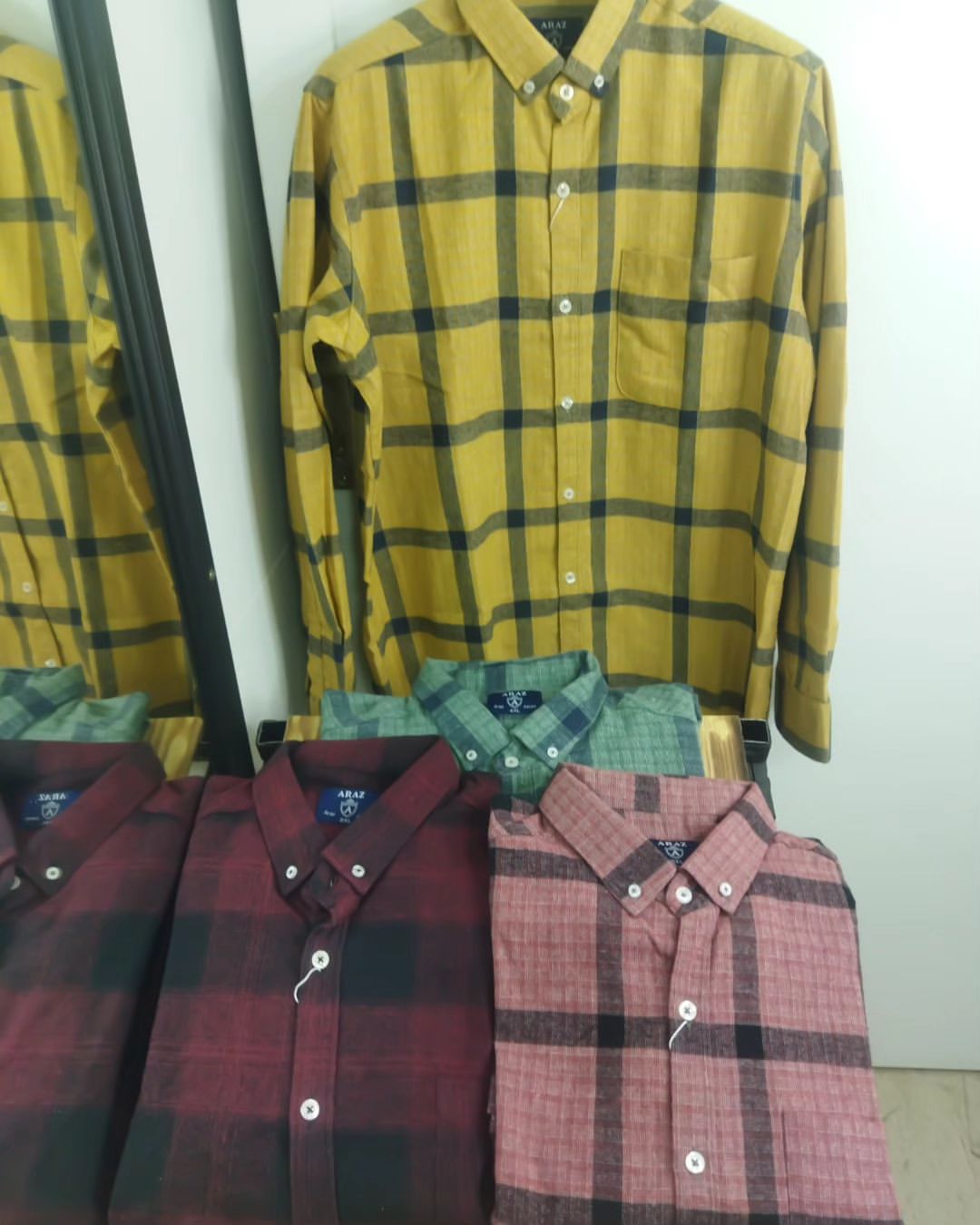 پیراهن پشمی مناسب فصل پاییز و زمستان سایز بندی 2X