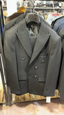 کت شلوار مردانه رنگ مشکی شش دکمه دبل برست برند massimo dutti