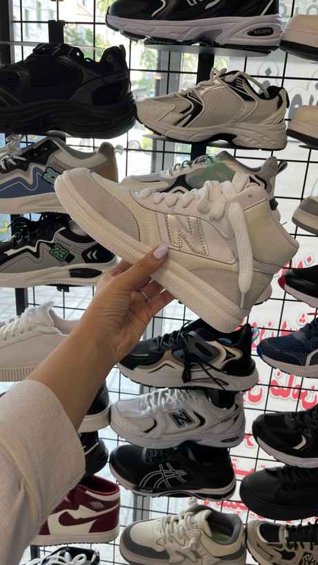 کتانی ساقدار دخترانه و زنانه برند نیو بالانس NEW BALANCE