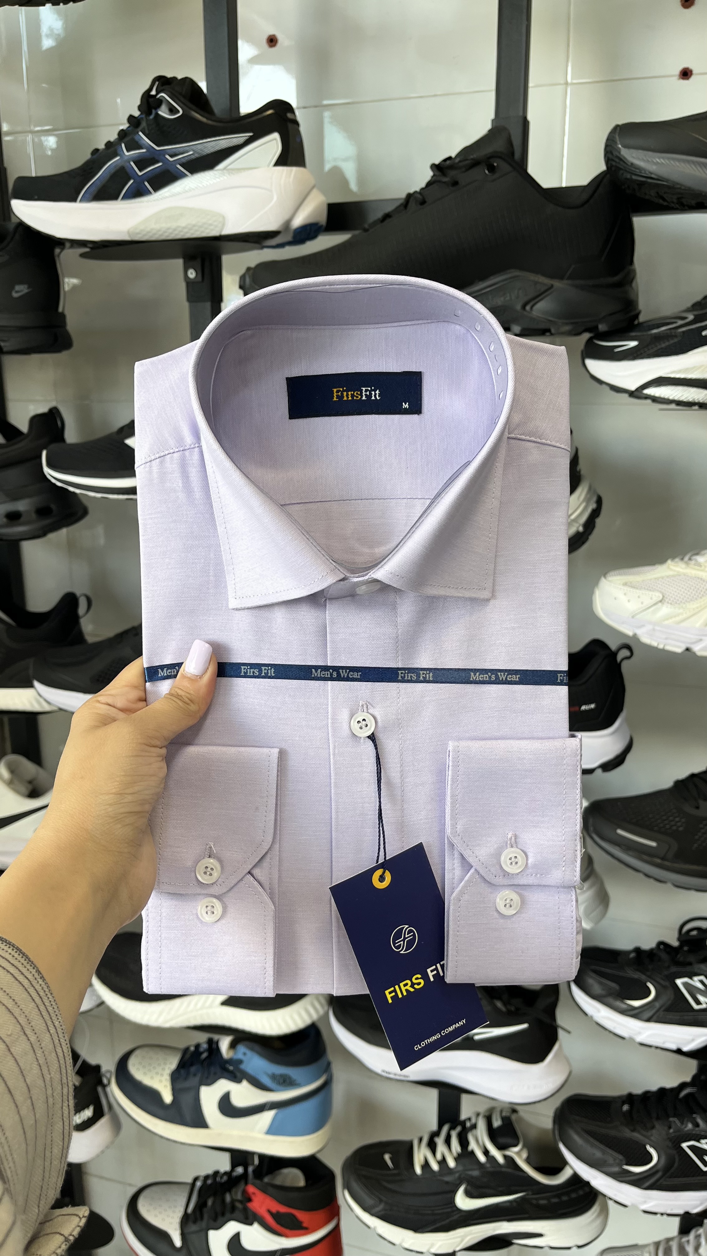 پیراهن مردانه کلاسیک آستین بلند برند فرست فیت first fit