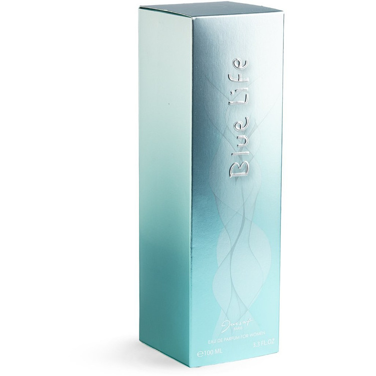 عطر ادوپرفیوم زنانه ژک ساف مدل Blue Life حجم ۱۰۰ میلی لیتر خنک شیرین